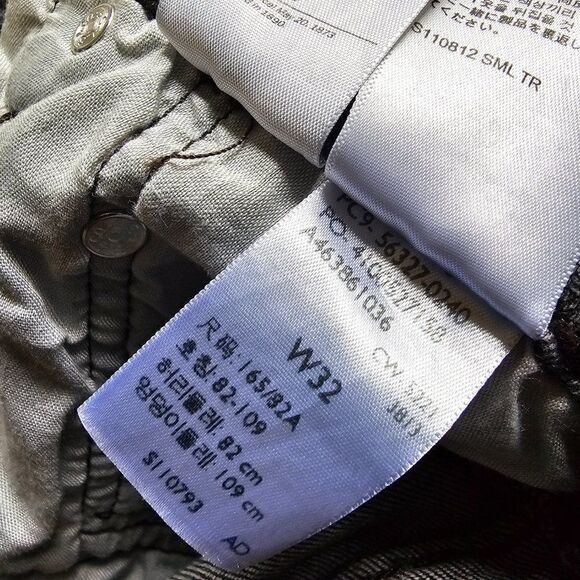 NWT LEVI'S PREMIUM 501 SHORTS RAW HEM WASHED BLACK - Picture 14 of 16